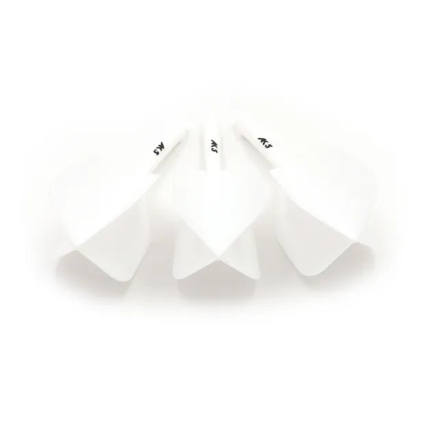 CUESOUL ROST AK5 Integrated Dart Shaft & Flight - Big Wing Shape - Short - White