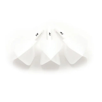 CUESOUL ROST AK5 Integrated Dart Shaft & Flight - Big Wing Shape - Short - White