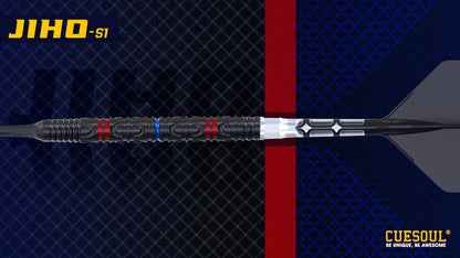 CUESOUL JIHO S1 18 gram 90% Tungsten Soft Tip Dart Set w/ ROST T19 Flight
