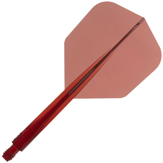 Condor Axe Flight System - Shape - Clear Red - Long
