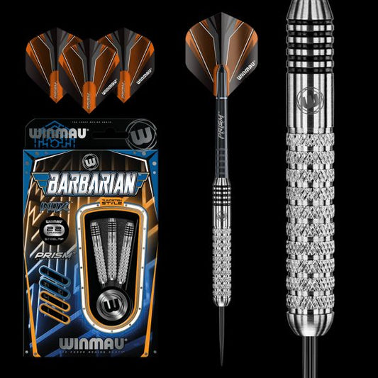 Winmau Barbarian Steel Tip Dart Set 22 gram Inox Steel