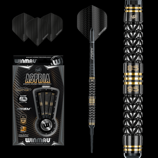 Aspria 18 gram 95%/85% Tungsten alloy Dual Core technology SOFT TIP