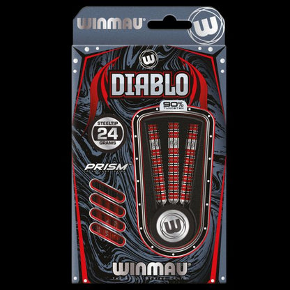 Winmau Diablo Steel Tip Dart Set 24 gram 90% Tungsten alloy