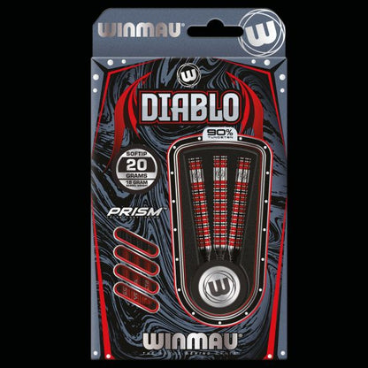 Winmau Diablo 18 gram barrel/20 gram full 90% Tungsten alloy SOFT TIP