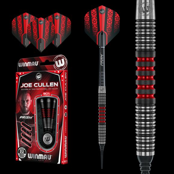 Winmau Joe Cullen 20 gram barrel/22 gram full 90% Tungsten alloy SOFT TIP