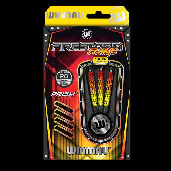 Winmau Firestorm Flame 20 gram 90% Tungsten alloy SOFT TIP