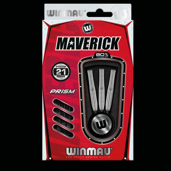 Winmau Maverick 21 gram 80% Tungsten Alloy Steel Tip Darts