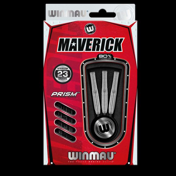 Winmau Maverick 23 gram 80% Tungsten Alloy Steel Tip Darts