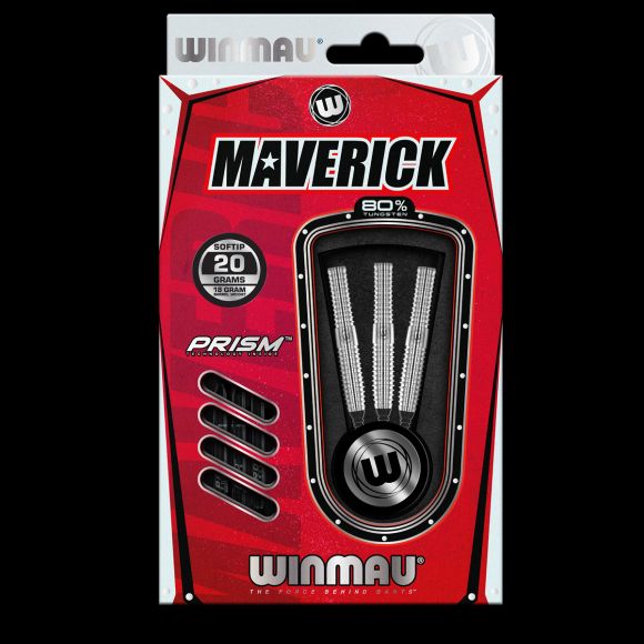 Winmau Maverick 18 gram barrel/20 gram full 80% Tungsten alloy SOFT TIP