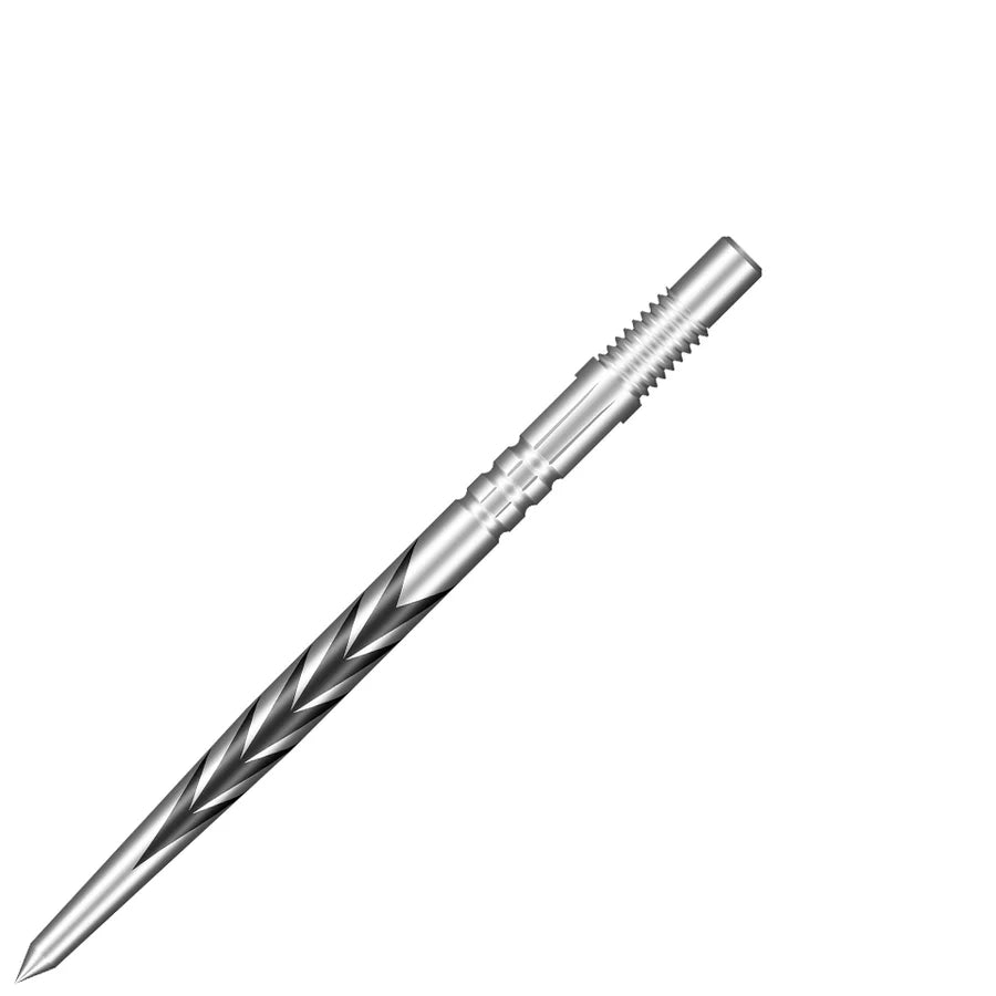 Shot Tribal Weapon Turbo Dart Points - Silver 30mm