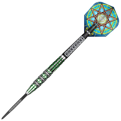 Shot Celt Druid Turbo Point Steel Tip Dart Set-90% Tungsten Barrels - 23gm