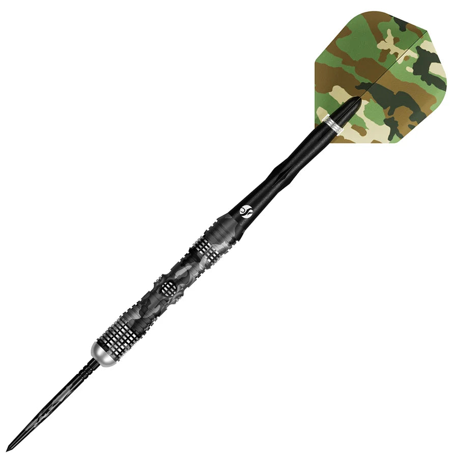 Shot Camo Longshot Turbo Point Steel Tip Dart Set-95% Tungsten Barrels - 23gm