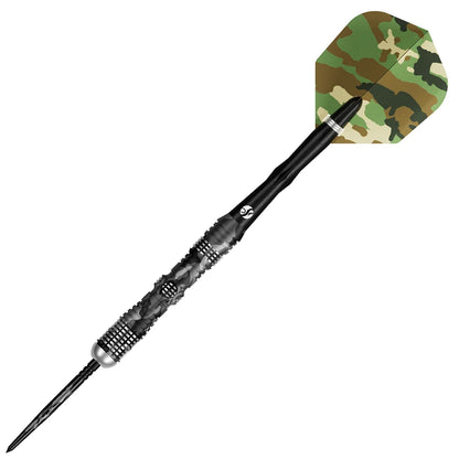 Shot Camo Longshot Turbo Point Steel Tip Dart Set-95% Tungsten Barrels - 23gm