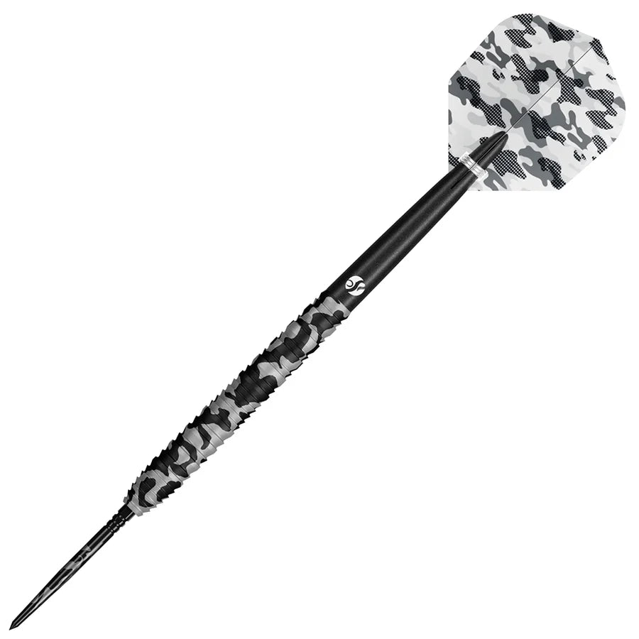 Shot Camo Polar Turbo Point Steel Tip Dart Set-90% Tungsten Barrels - 24gm