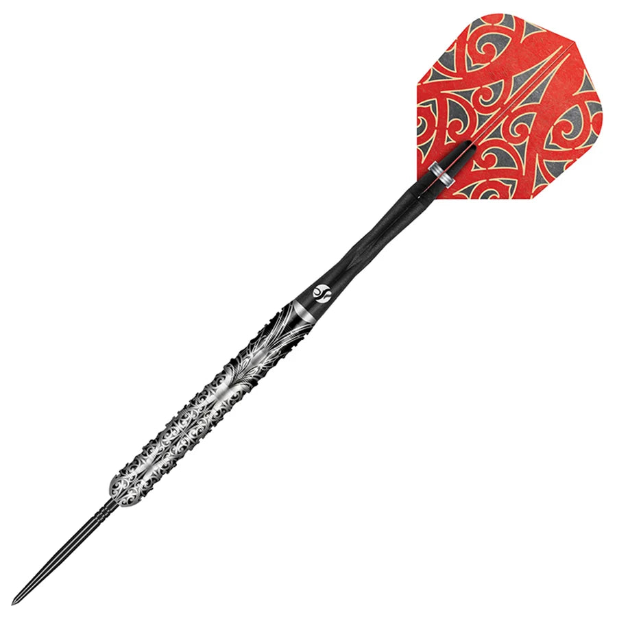 Shot Warrior Taiaha Turbo Point Steel Tip Dart Set-90% Tungsten Barrels - 24gm