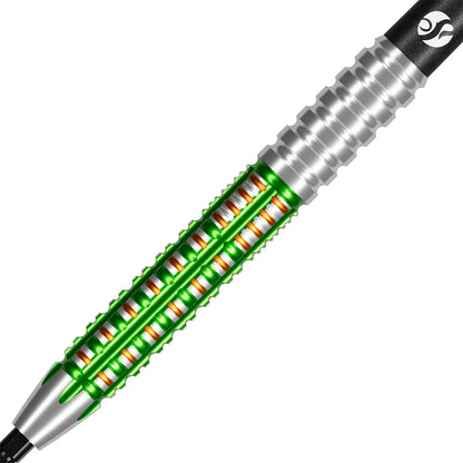 Shot Pro Series Willie O'Connor Turbo Point Steel Tip Dart Set-90% Tungsten Barrels - 23gm
