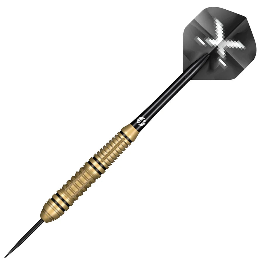 Shot X-Boost Steel Tip Dart Set - Brass Barrels - 23gm