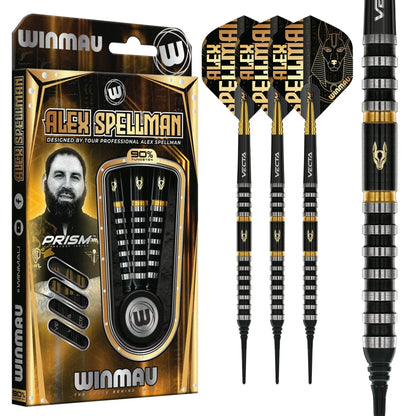 Winmau Alex Spellman - 20 gram 90% Tungsten alloy SOFT TIP