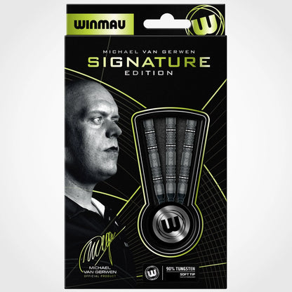 MvG Michael Van Gerwen Signature Edition 18 gram barrel/20 gram full 85% Tungsten alloy Soft Tip