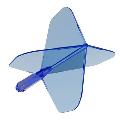 CUESOUL ROST 77 Integrated Dart Shaft & Flight - Big Standard Shape - Medium - Transparent Blue