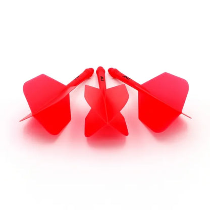 CUESOUL ROST AK5 Integrated Dart Shaft & Flight - Big Wing Shape - Medium - Red