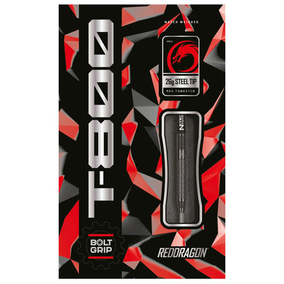 Red Dragon T-800 Steel Tip Darts 90% Tungsten - 26gm