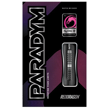 Red Dragon Paradym Parallel Steel Tip Darts - 25gm
