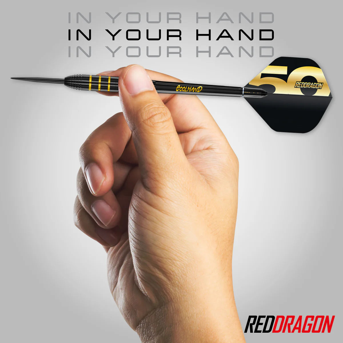 Red Dragon 50 Year Limited Edition Luke Humphries Steel Tip Darts in Gift box 90% Tungsten