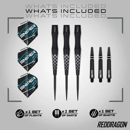 Red Dragon Connor Scutt Steel Tip Darts 90% Tungsten 22gm