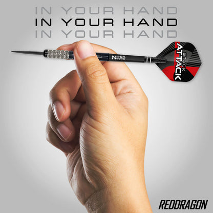 Red Dragon Rob Owen Steel Tip Darts 90% Tungsten 22gm
