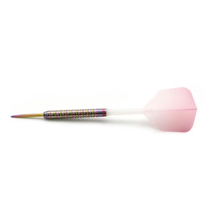 CUESOUL Pink Gem Stone 22 gram 90% Tungsten Steel Tip Dart Set w/ ROST Flights