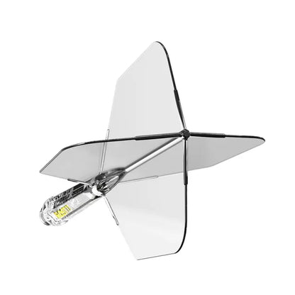 CUESOUL ROST 77 Integrated Dart Shaft & Flight - Big Wing Shape - Medium - Transparent R/Y/B
