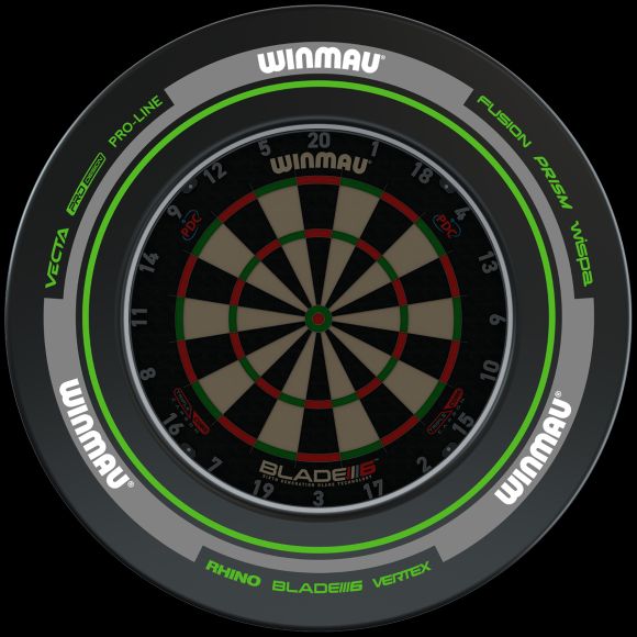 Winmau Advance Black/Green Surround