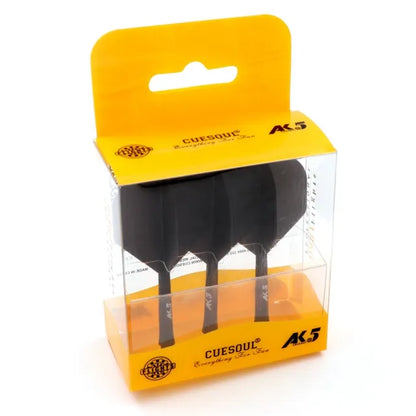 CUESOUL ROST AK5 Integrated Dart Shaft & Flight - Standard Shape - Medium - Black
