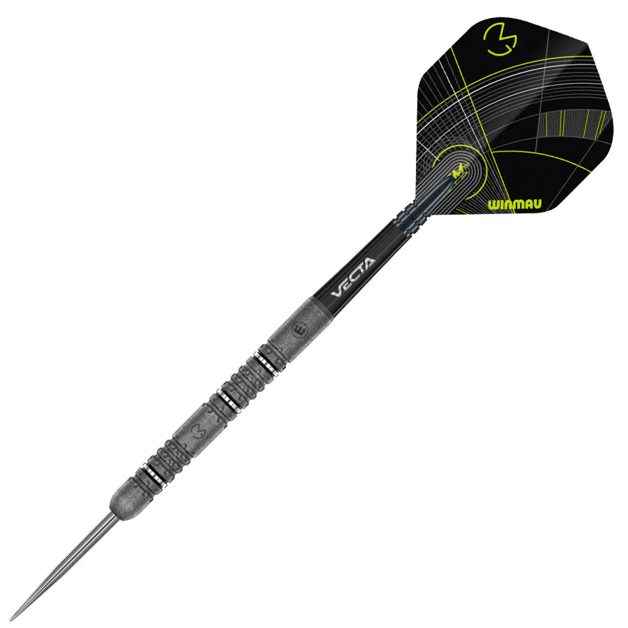 Winmau Michael van Gerwen MvG Signature Edition Steel Tip Darts - Tapered 23g 90% Tungsten Alloy
