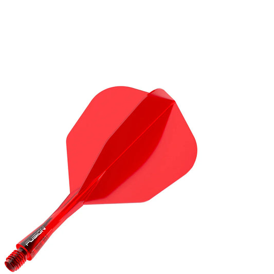 Winmau Fusion Integrated Flight & Shaft #6 Standard - Short - Red