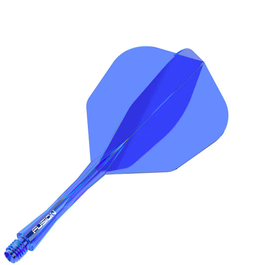 Winmau Fusion Integrated Flight & Shaft #6 Standard - Intermediate - Blue