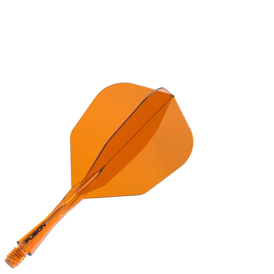 Winmau Fusion Integrated Flight & Shaft #6 Standard - Short - Neon Orange