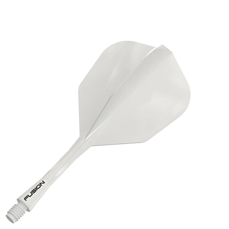 Winmau Fusion Integrated Flight & Shaft #6 Standard - Intermediate - White