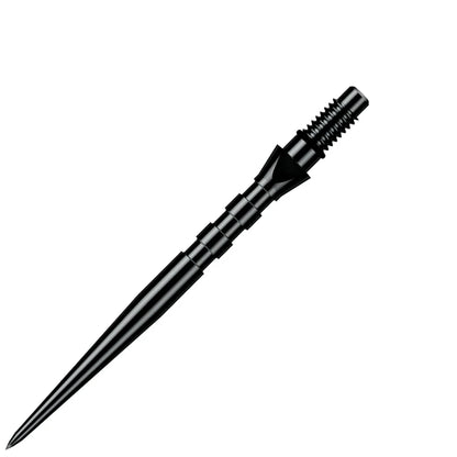 Winmau Switch Steel Tip Points - Grooved Black 30mm