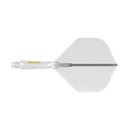 CUESOUL ROST 77 Integrated Dart Shaft & Flight - Big Standard Shape - Medium - Transparent R/Y/B