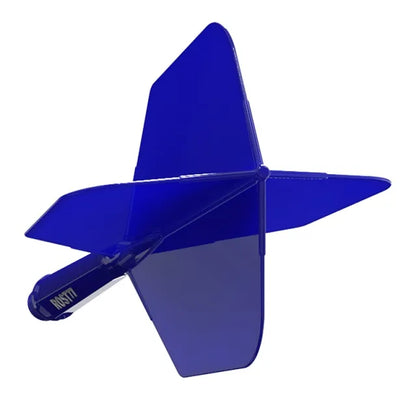 CUESOUL ROST 77 Integrated Dart Shaft & Flight - Big Wing Shape - Long - Blue