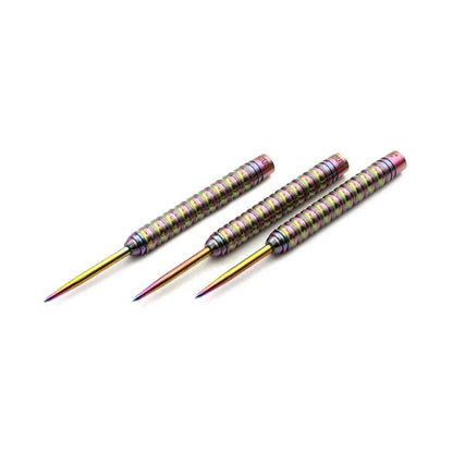 CUESOUL Pink Gem Stone 22 gram 90% Tungsten Steel Tip Dart Set w/ ROST Flights