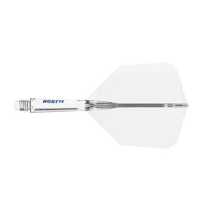 CUESOUL ROST 77 Integrated Dart Shaft & Flight - Big Wing Shape - Medium - Transparent R/Y/B