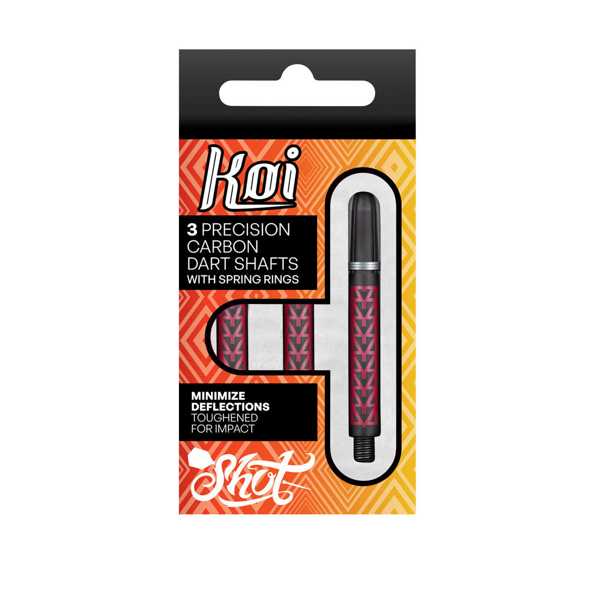Shot Koi Carbon Shaft- Pakati Red-In Between