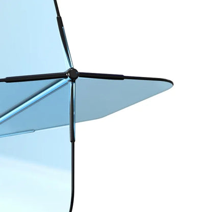 CUESOUL ROST 77 Integrated Dart Shaft & Flight - Big Wing Shape - Short - Transparent Blue