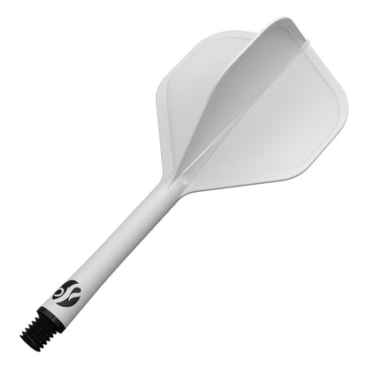 Shot Flight Deck One Piece Dart Flight and Shaft System Tricolor In-Between