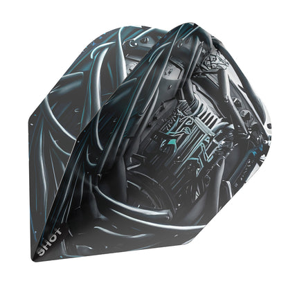 Shot AI Cyberpunk Dart Flight Set Small Standard