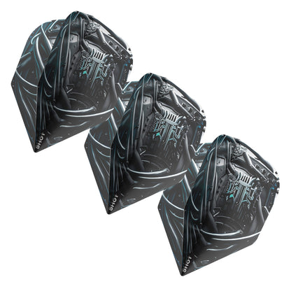 Shot AI Cyberpunk Dart Flight Set Small Standard