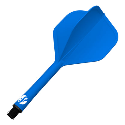 Shot Flight Deck One Piece Dart Flight and Shaft System Tricolor In-Between